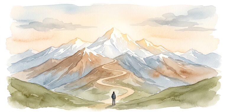 Soñar con las montañas: el camino que te elige